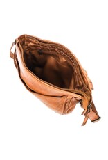 Bear Design Leren schoudertassen Leren crossbody tassen - Bear Design Schoudertas "Mattea" cognac