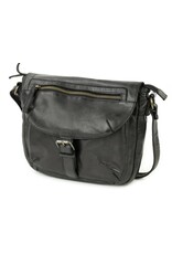 Bear Design Leather shoulderbags Leather crossbody bags - Bear Design Shoulder Bag ‘Mattea’ black