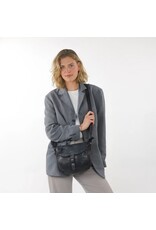 Bear Design Leather shoulderbags Leather crossbody bags - Bear Design Shoulder Bag ‘Mattea’ black