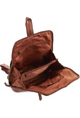 Bear Design Leather backpacks Leather shoppers - Bear Design Backpack 'Iris' cognac