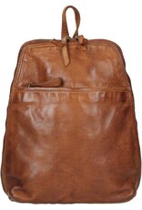 Bear Design Leather backpacks Leather shoppers - Bear Design Backpack 'Iris' cognac