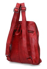 Bear Design Leather backpacks Leather shoppers - Bear Design Backpack 'Iris' red