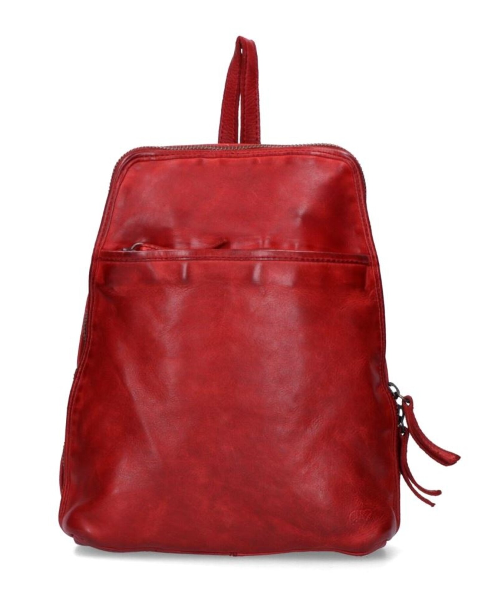 Bear Design Leather backpacks Leather shoppers - Bear Design Backpack 'Iris' red