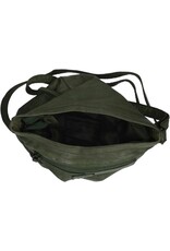 Bear Design Leren schoudertassen Leren crossbody tassen - Bear Design Schoudertas "Chessi"groen