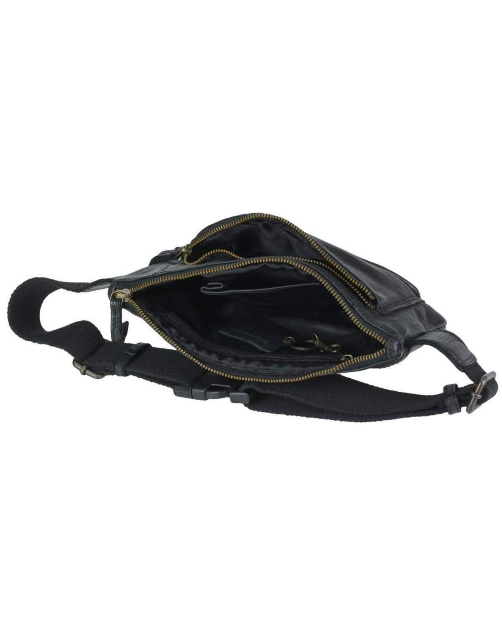 Bear Design Leather Festival bags, waist bags and belt bags - Bear Design  Waist bag ‘Bella’ black