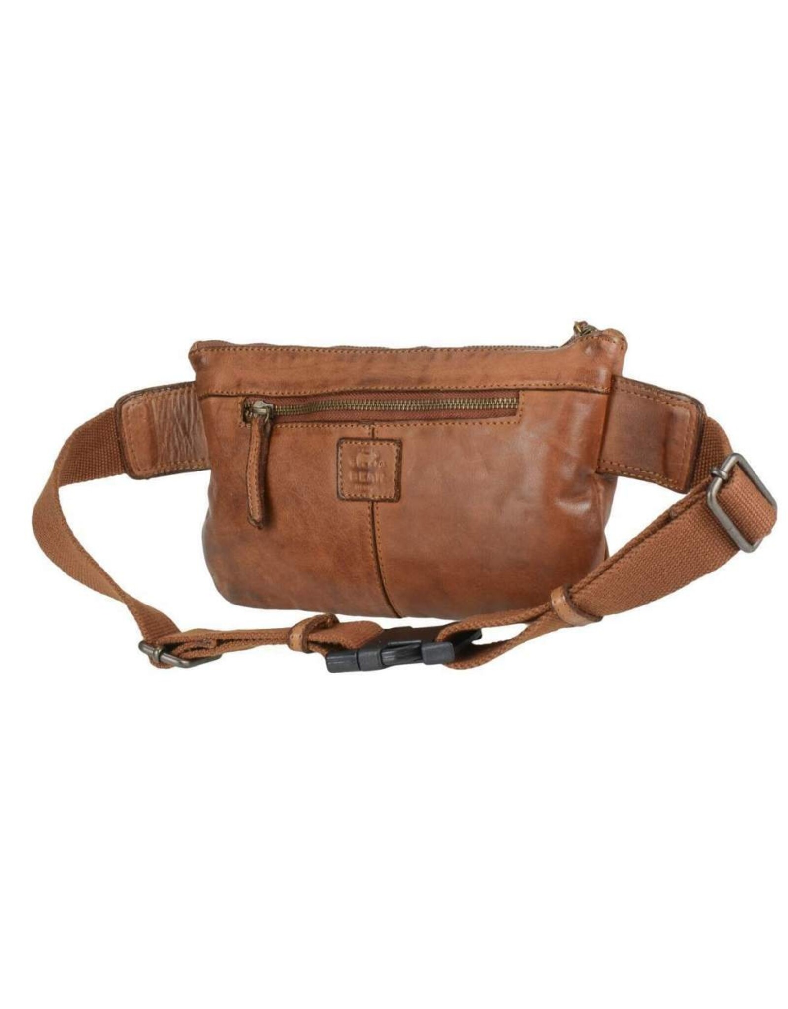 Bear Design Leren Festivaltasjes, heuptassen en riemtassen - Bear Design Heuptas "Bella" cognac