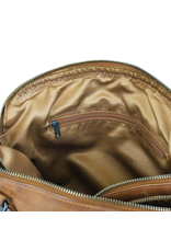 Bear Design Leather shoulderbags Leather crossbody bags - Bear Design Shoulder Bag ‘Lieke’ cognac