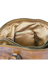 Bear Design Leather shoulderbags Leather crossbody bags - Bear Design Shoulder Bag ‘Lieke’ cognac