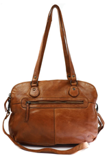 Bear Design Leather shoulderbags Leather crossbody bags - Bear Design Shoulder Bag ‘Lieke’ cognac