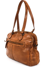 Bear Design Leather shoulderbags Leather crossbody bags - Bear Design Shoulder Bag ‘Lieke’ cognac