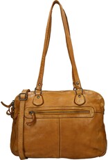 Bear Design Leather shoulderbags Leather crossbody bags - Bear Design Shoulder Bag ‘Lieke’ yellow