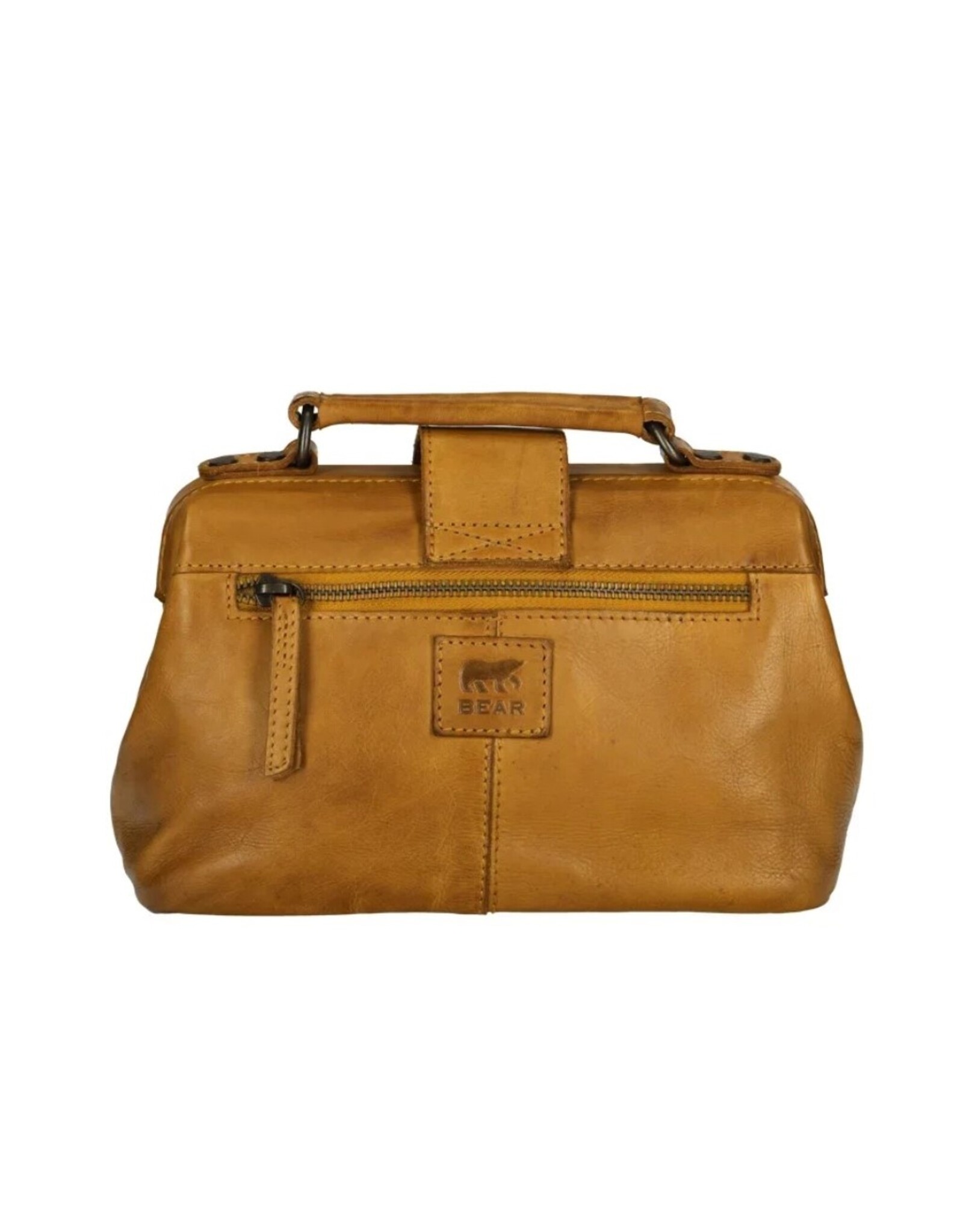 Bear Design Leren tassen - Bear Design Mini Dokterstas "Julia" geel