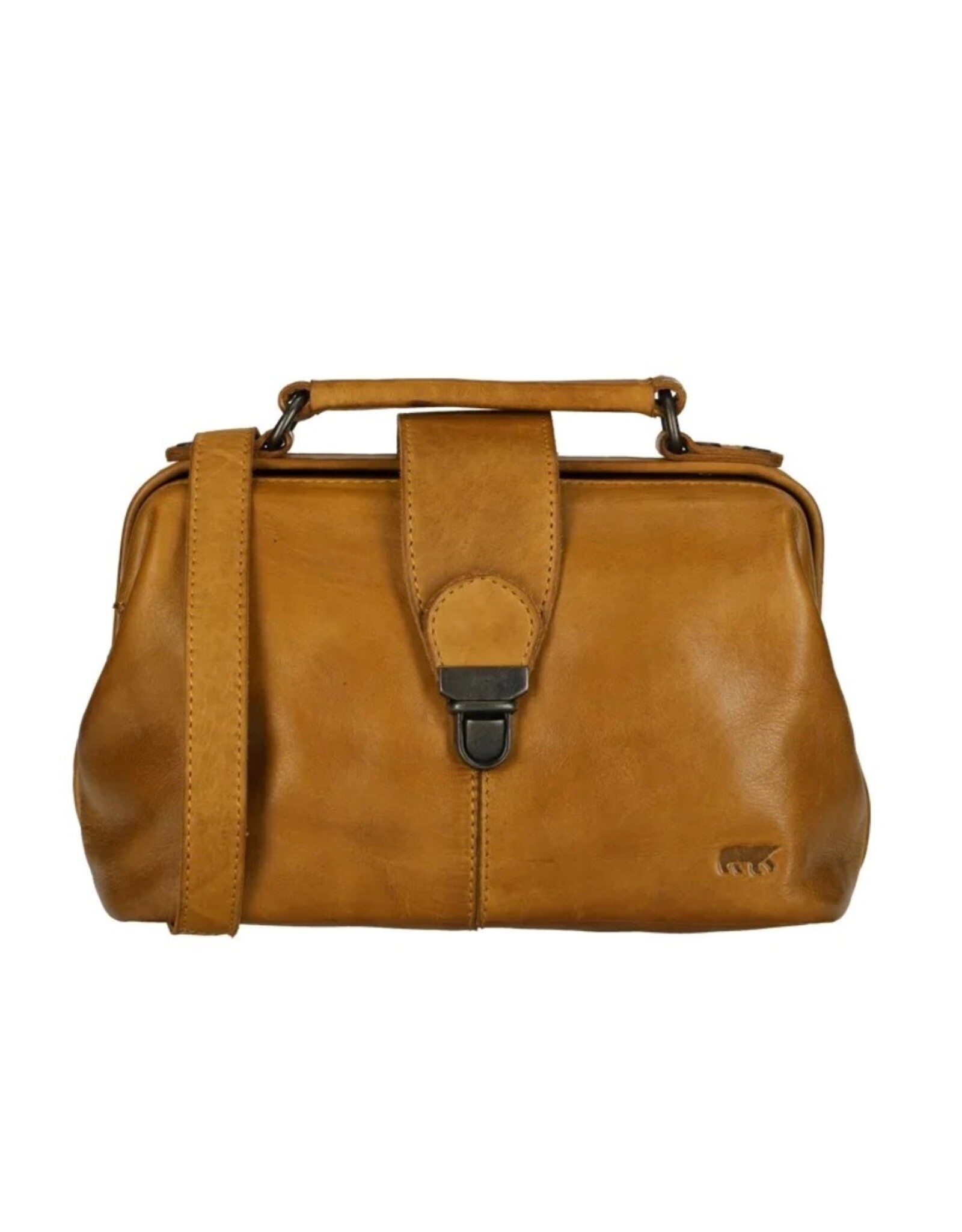 Bear Design Leren tassen - Bear Design Mini Dokterstas "Julia" geel
