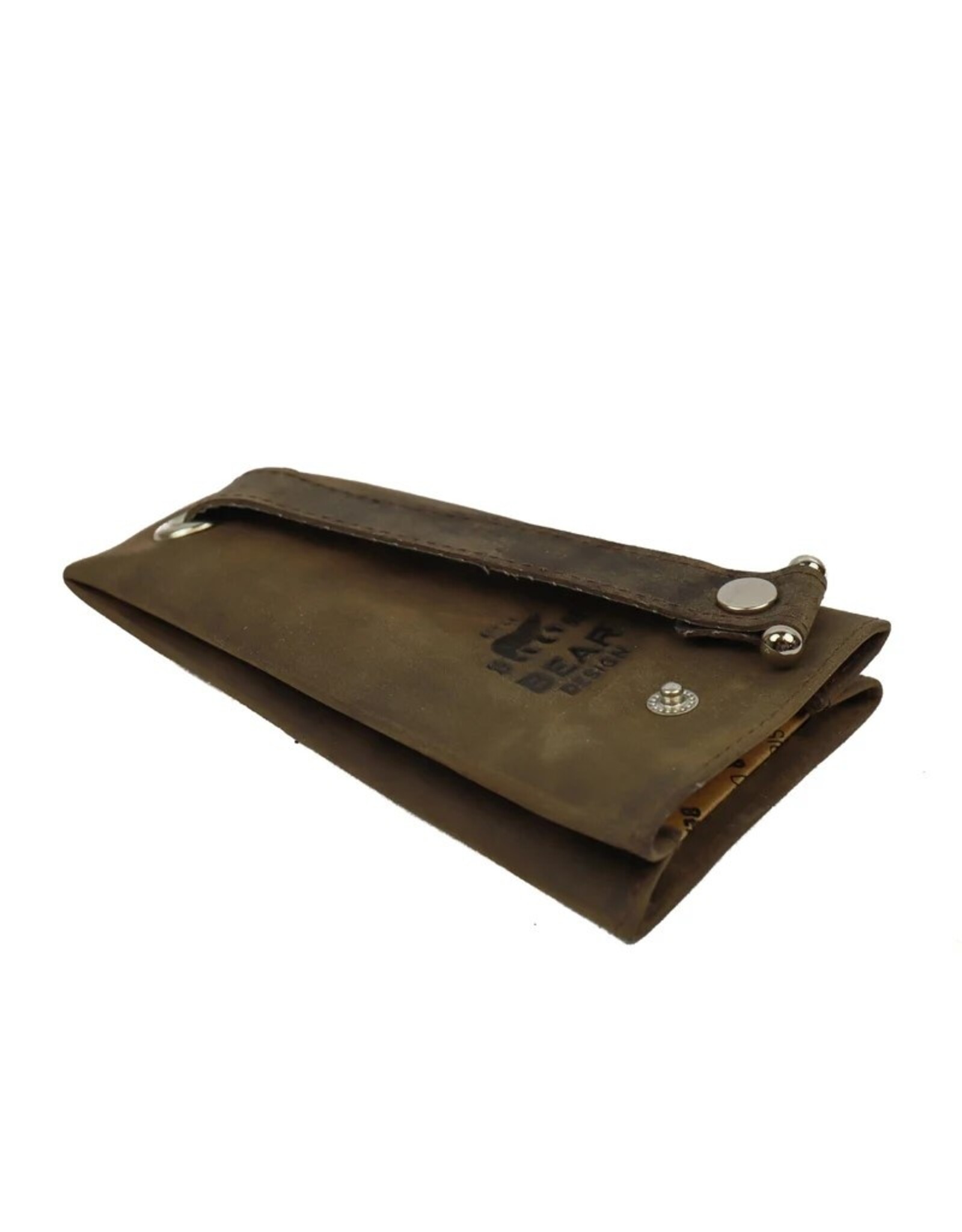 Bear Design Leren Portemonnees - Bear Design Kloksleutelhanger "Pablo" hunter leer