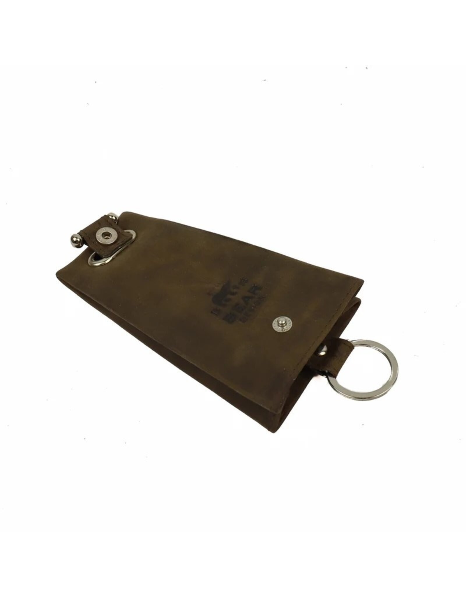 Bear Design Leather Wallets - Bear Design Key Ring  ‘Pablo’   hunter leather