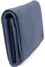 Bear Design Leather Wallets - Bear Design Wallet 'Sweety' elemental blue