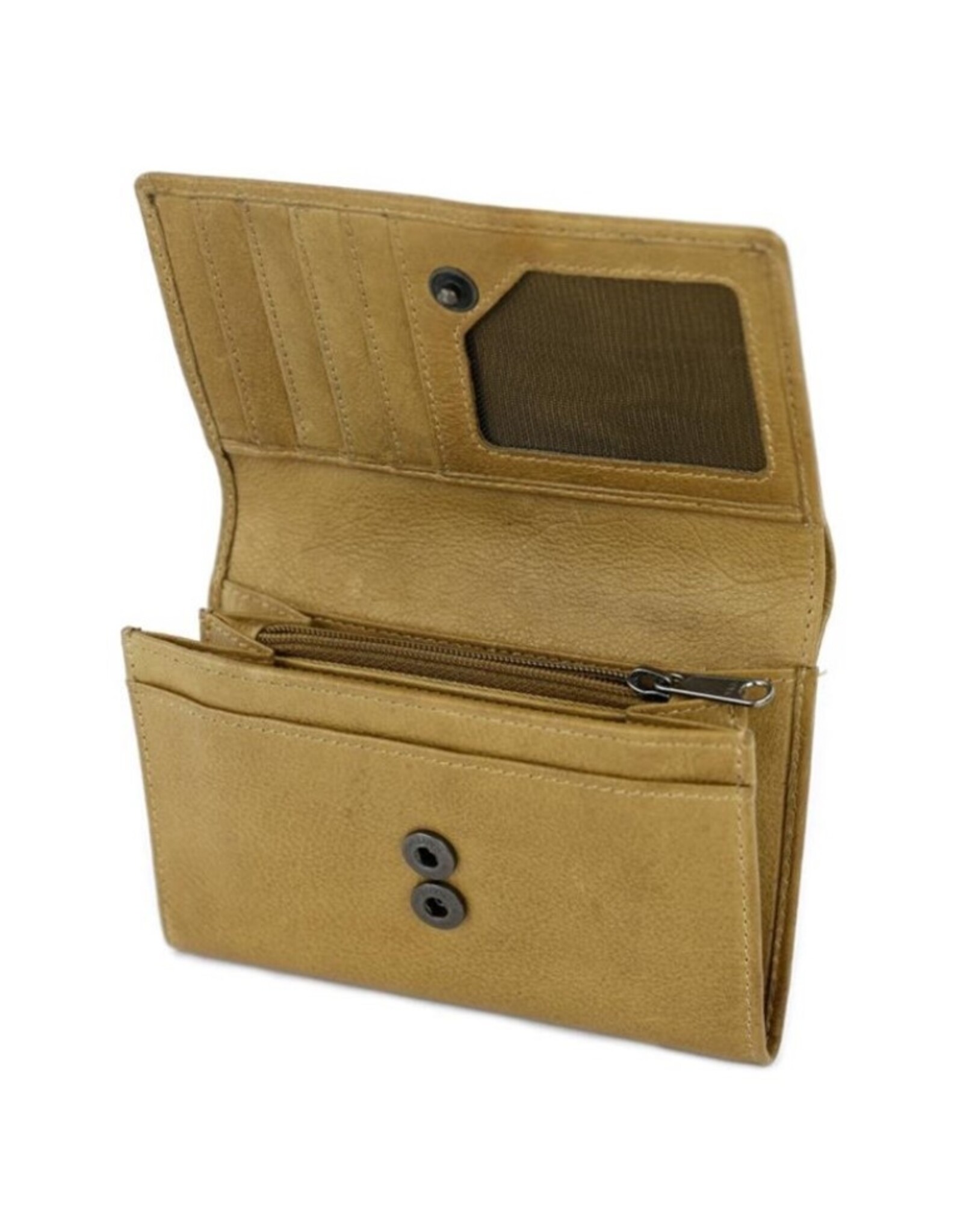 Bear Design Leather Wallets - Bear Design Wallet 'Sweety' oil