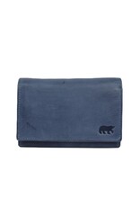 Bear Design Leren Portemonnees - Bear Design Portemonnee "Sweety" elemental blue