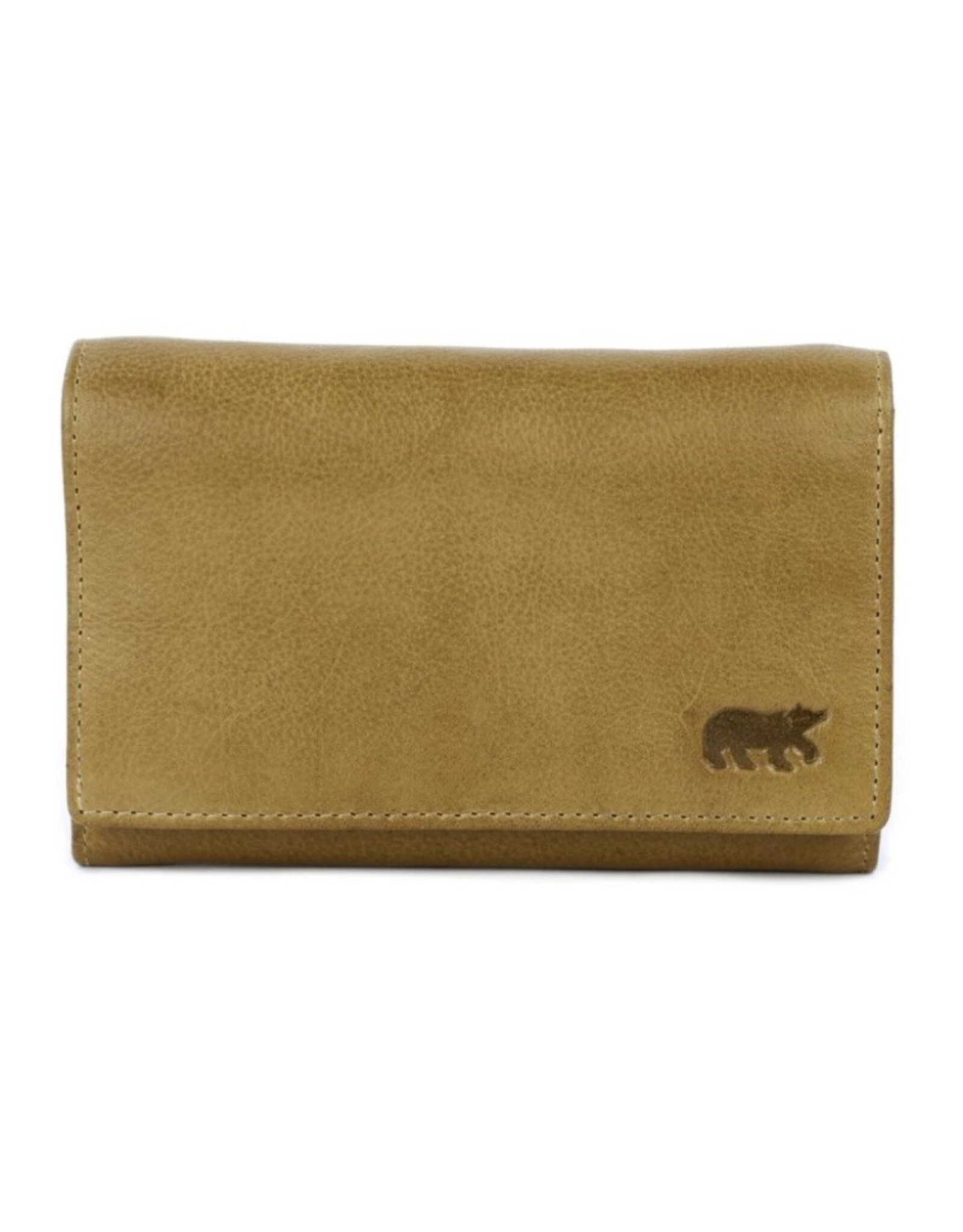 Bear Design Leather Wallets - Bear Design Wallet 'Sweety' oil