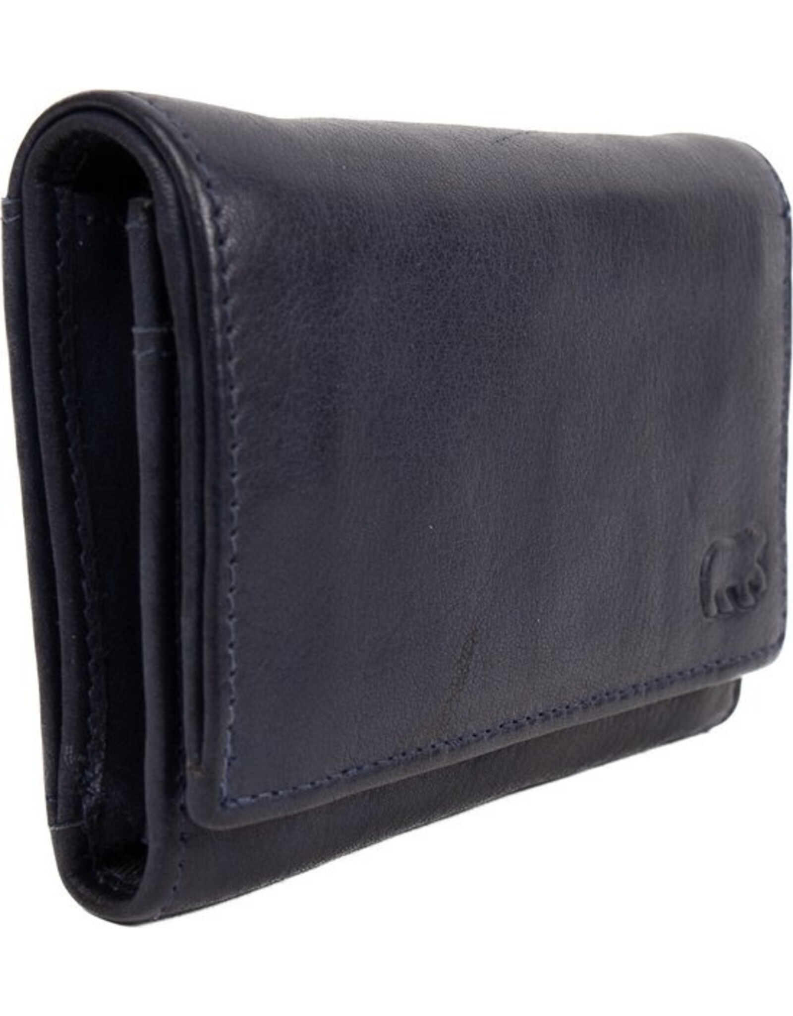 Bear Design Leather Wallets - Bear Design Wallet 'Sweety' navy blue
