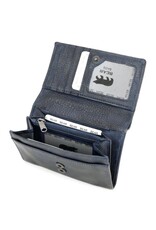 Bear Design Leren Portemonnees - Bear Design Portemonnee "Sweety" navy blue