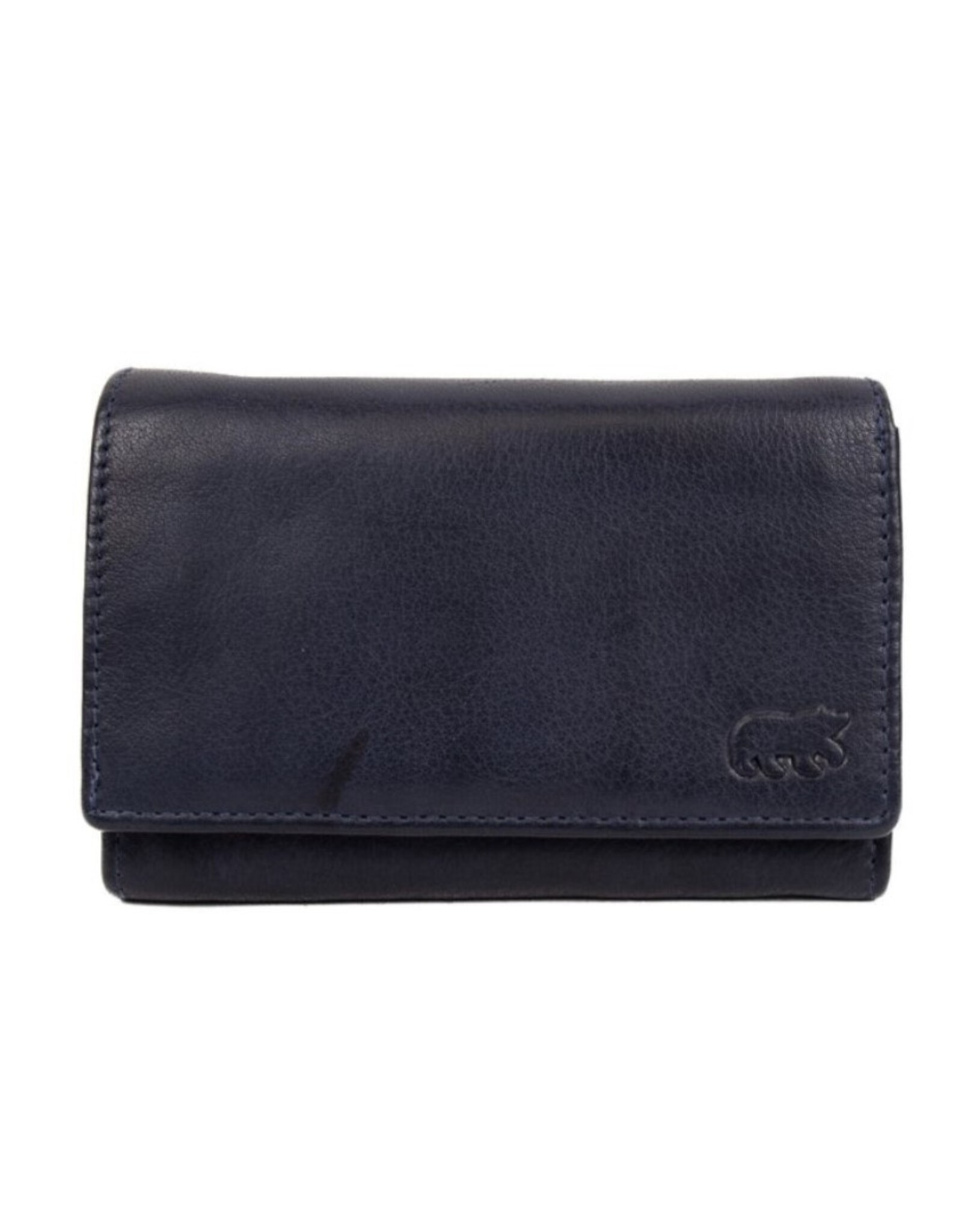 Bear Design Leather Wallets - Bear Design Wallet 'Sweety' navy blue