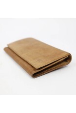 Bear Design Leren Portemonnees - Bear Design Portemonnee "Sweety"  XL taupe