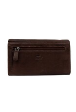 Bear Design Leather Wallets - Bear Design Wallet 'Sweety'  XL brown