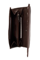 Bear Design Leren Portemonnees - Bear Design Portemonnee "Sweety"  XL bruin
