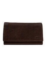 Bear Design Leather Wallets - Bear Design Wallet 'Sweety'  XL brown