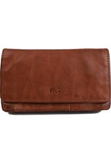 Bear Design Leather Wallets - Bear Design Wallet 'Emma'  cognac