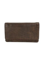 Bear Design Leather Wallets - Bear Design Wallet 'Emma'  brown