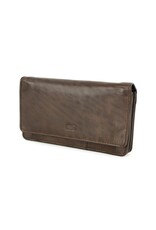Bear Design Leather Wallets - Bear Design Wallet 'Emma'  brown