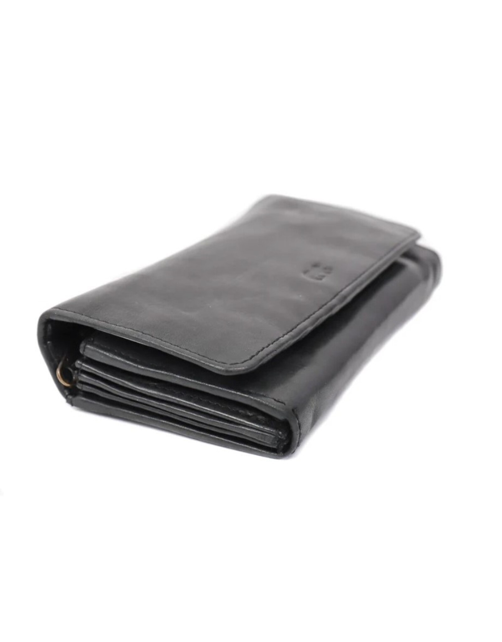 Bear Design Leather Wallets - Bear Design Wallet 'Noor'  black