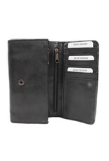 Bear Design Leather Wallets - Bear Design Wallet 'Noor'  black