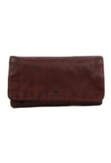 Bear Design Leather Wallets - Bear Design Wallet 'Noor'  bordeaux