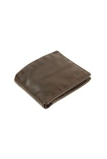 Bear Design Leather Wallets - Bear Design Billfold Wallet 'Fabian'  black brown
