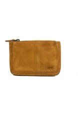 Bear Design Leather Wallets - Bear Design Key pouch ‘Lyla’ yellow