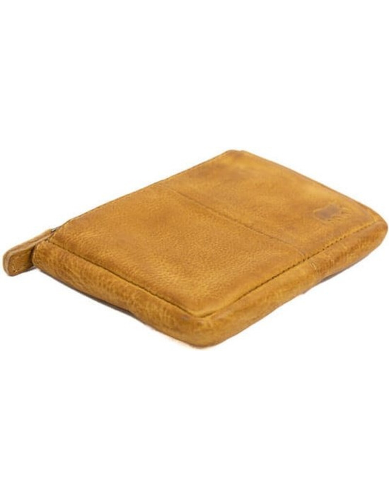 Bear Design Leather Wallets - Bear Design Key pouch ‘Lyla’ yellow