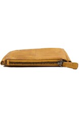 Bear Design Leather Wallets - Bear Design Key pouch ‘Lyla’ yellow