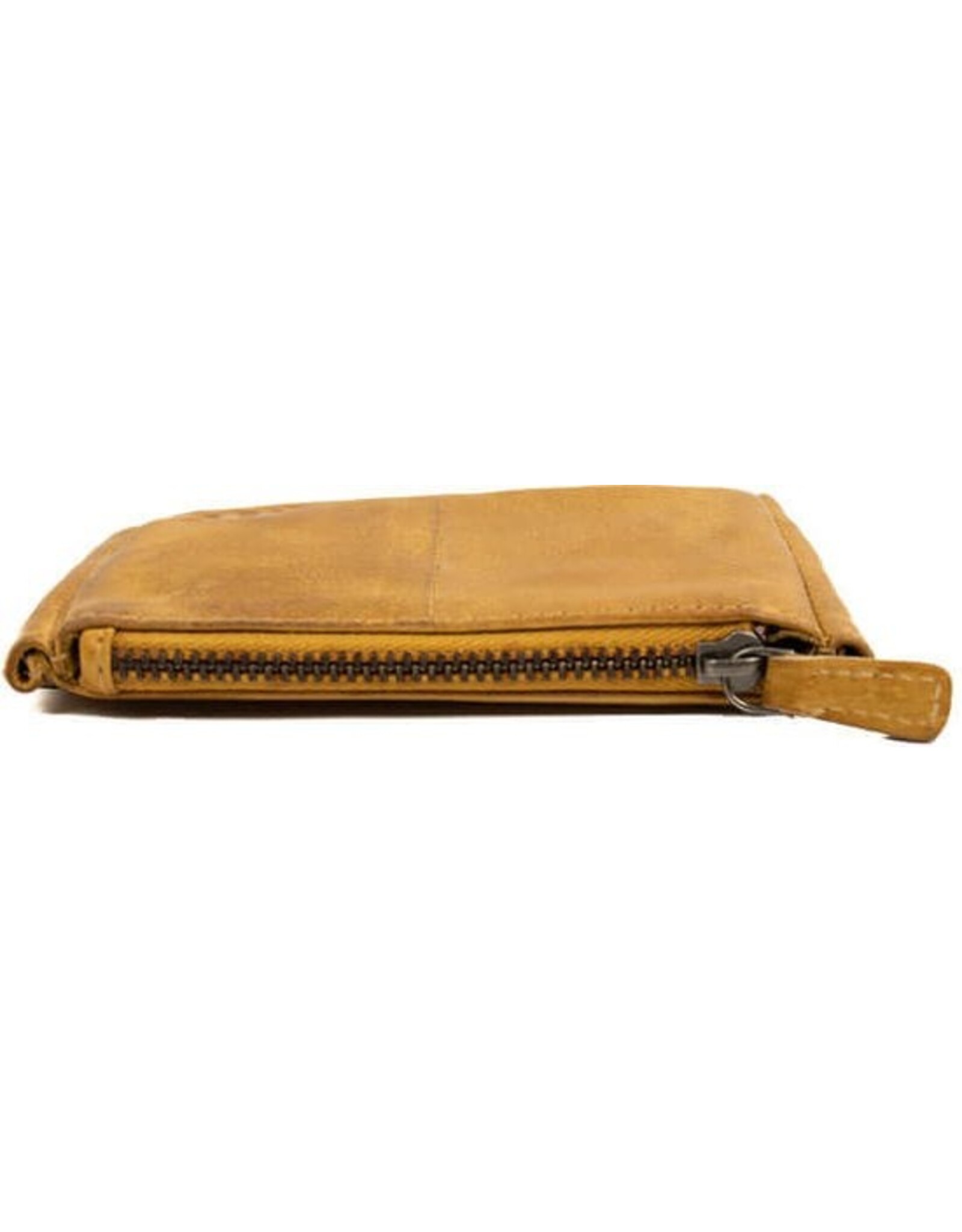 Bear Design Leather Wallets - Bear Design Key pouch ‘Lyla’ yellow