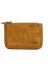 Bear Design Leather Wallets - Bear Design Key pouch ‘Lyla’ yellow