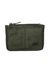 Bear Design Leather Wallets - Bear Design Key pouch ‘Lyla’ green