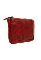 Bear Design Leather Wallets - Bear Design Key pouch ‘Lyla’ red