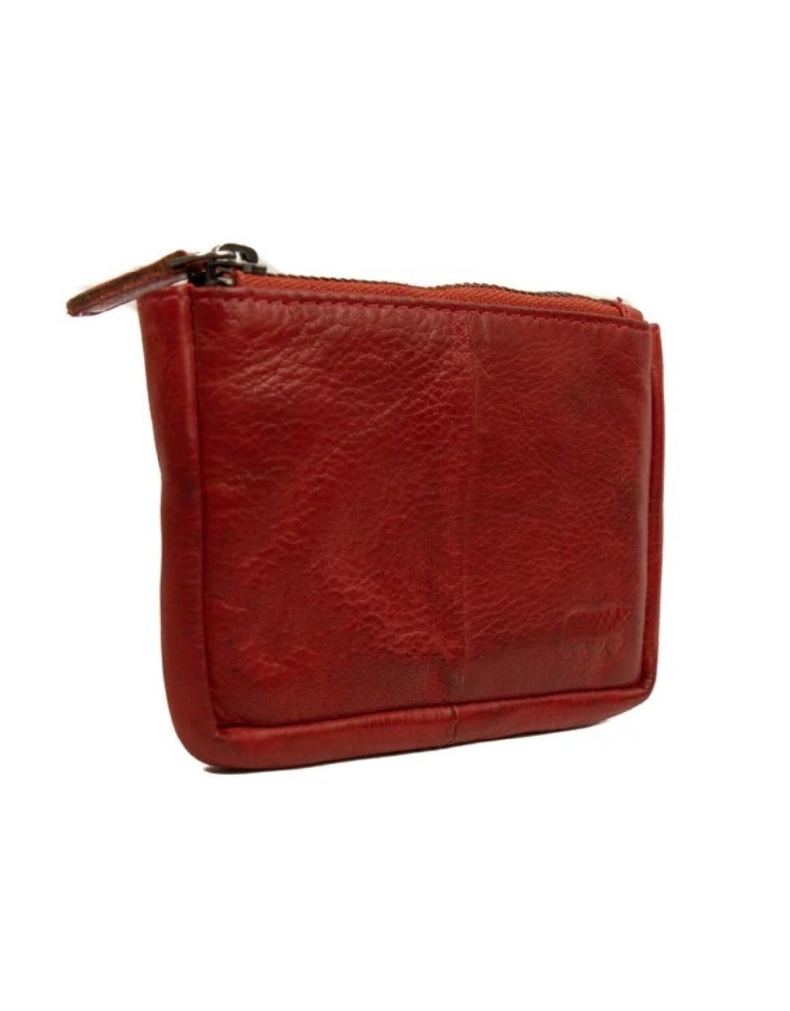 Bear Design Leather Wallets - Bear Design Key pouch ‘Lyla’ red