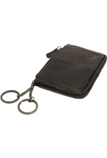 Bear Design Leather Wallets - Bear Design Key pouch ‘Lyla’ black