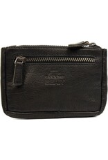 Bear Design Leather Wallets - Bear Design Key pouch ‘Lyla’ black