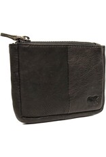 Bear Design Leather Wallets - Bear Design Key pouch ‘Lyla’ black