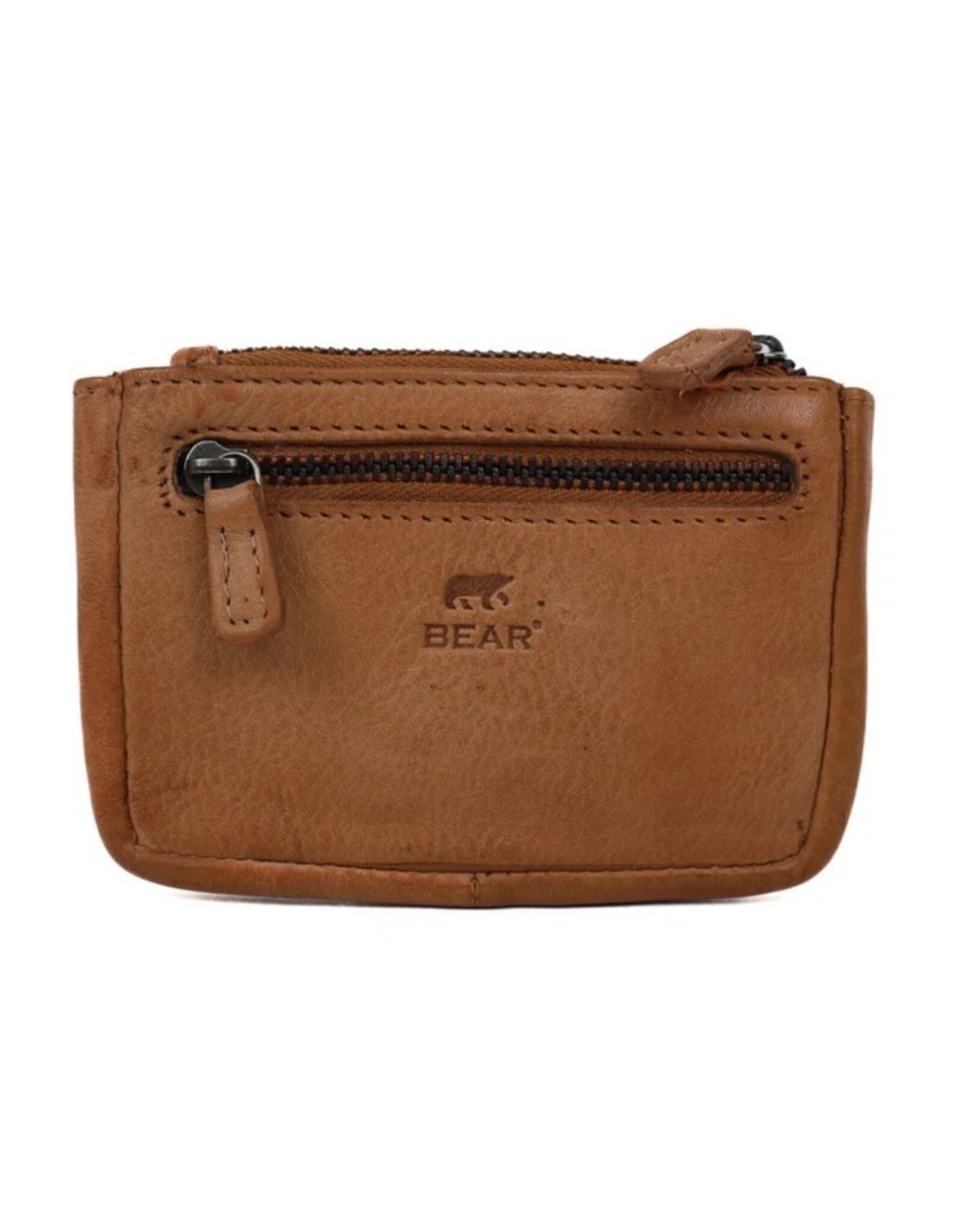 Bear Design Leren Portemonnees - Bear Design Sleuteletui/Sleutelhoesje  "Lyla" taupe