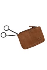 Bear Design Leather Wallets - Bear Design Key pouch ‘Lyla’ taupe
